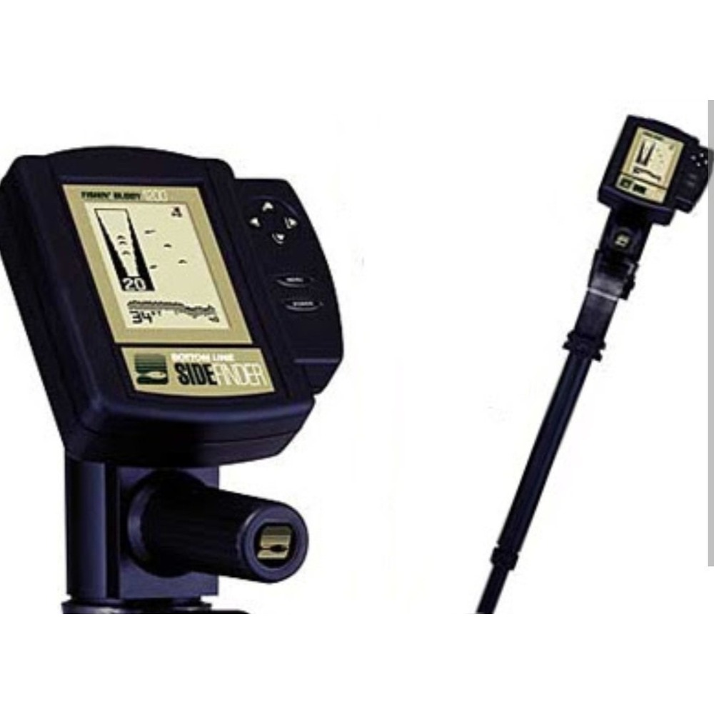 Bottom Line Fishing Buddy 1200 Fishfinder Canoe Dock Kayak Ice Side Finder Clamp